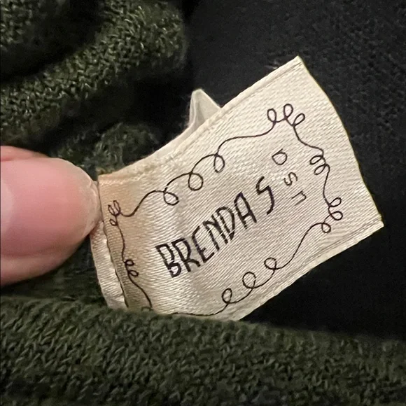 Forest Green Cowl Neck Women's Sweater Stitch Fix - Picture 6 of 6